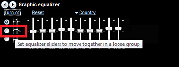 Sample Options for Equalizer